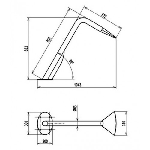 Cañón Fidji boquilla plana-vistas