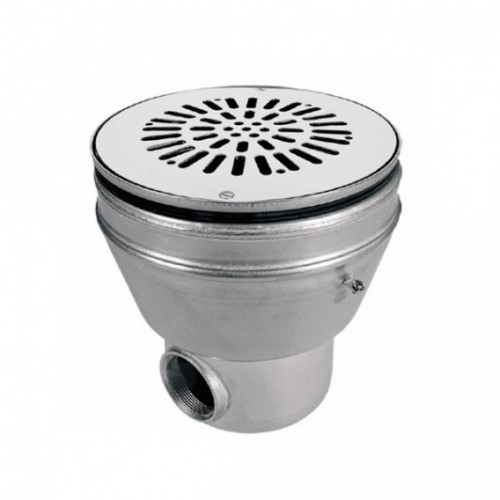 Sumidero circular en acero...