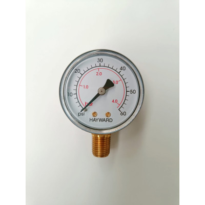 Manómetro tapa válvula 6 vías PV3 - frontal