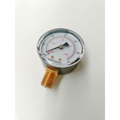 Manómetro tapa válvula 6 vías PV3 - lateral